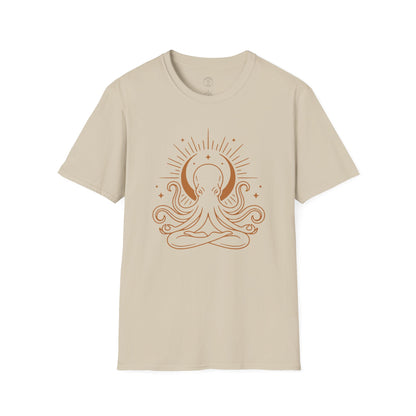 Meditating Octopus Moon T-Shirt