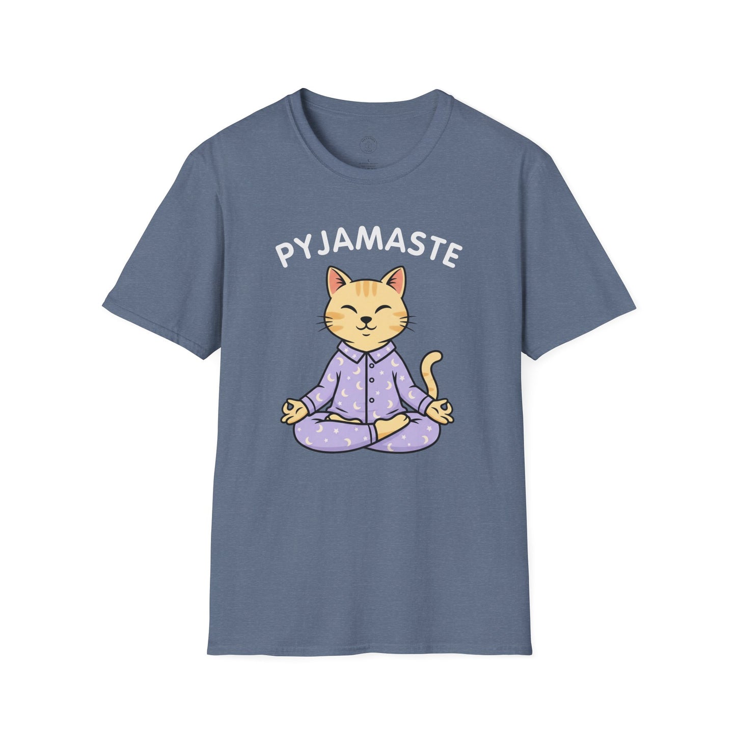 Pyjamaste Meditating Cat T-Shirt