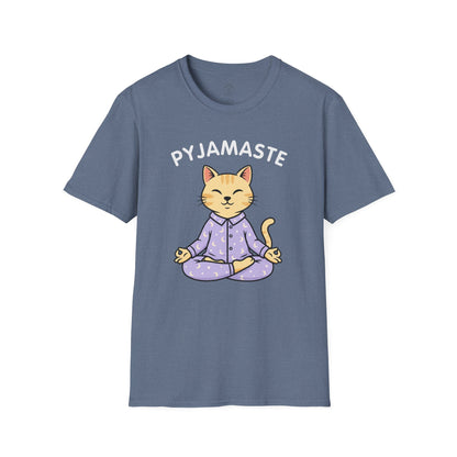 Pyjamaste Meditating Cat T-Shirt