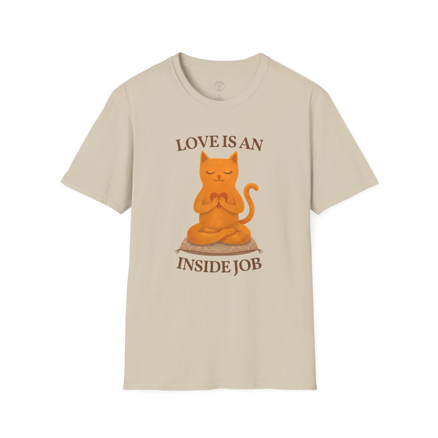 Love Is An Inside Job Cat T-Shirt
