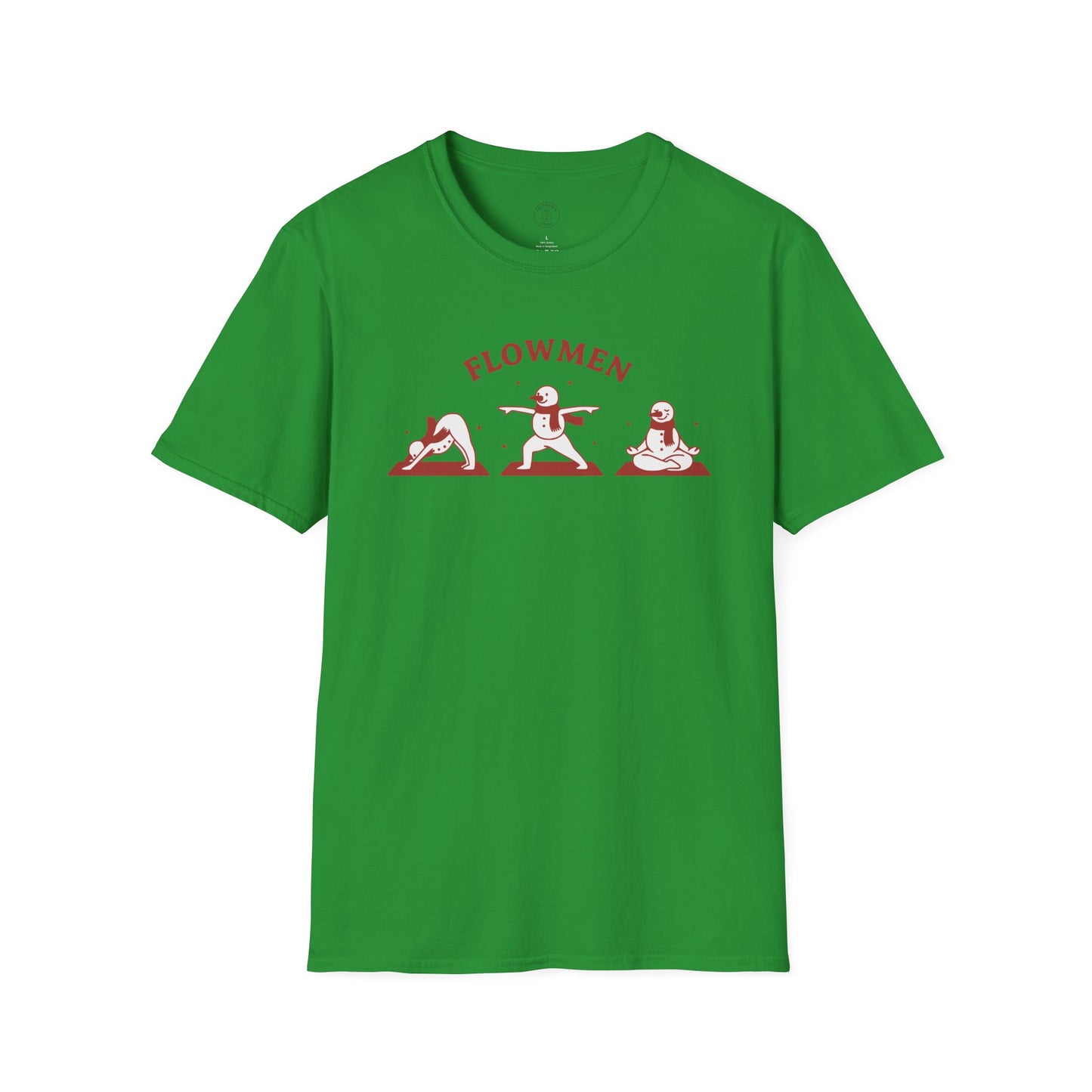 Flowmen Snowman Yoga T-Shirt