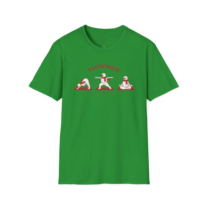 Flowmen Snowman Yoga T-Shirt
