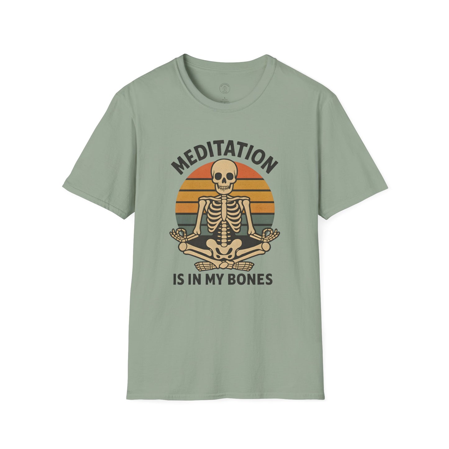 Meditation Is In My Bones Skeleton T-Shirt