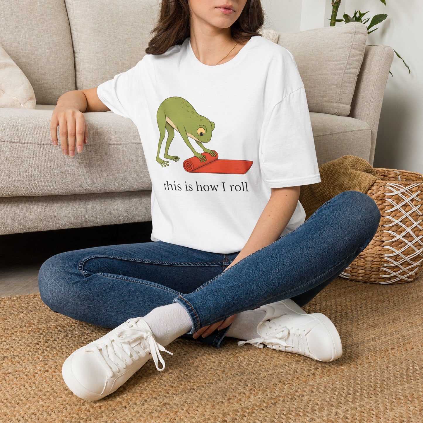 This Is How I Roll Yoga Frog T-Shirt