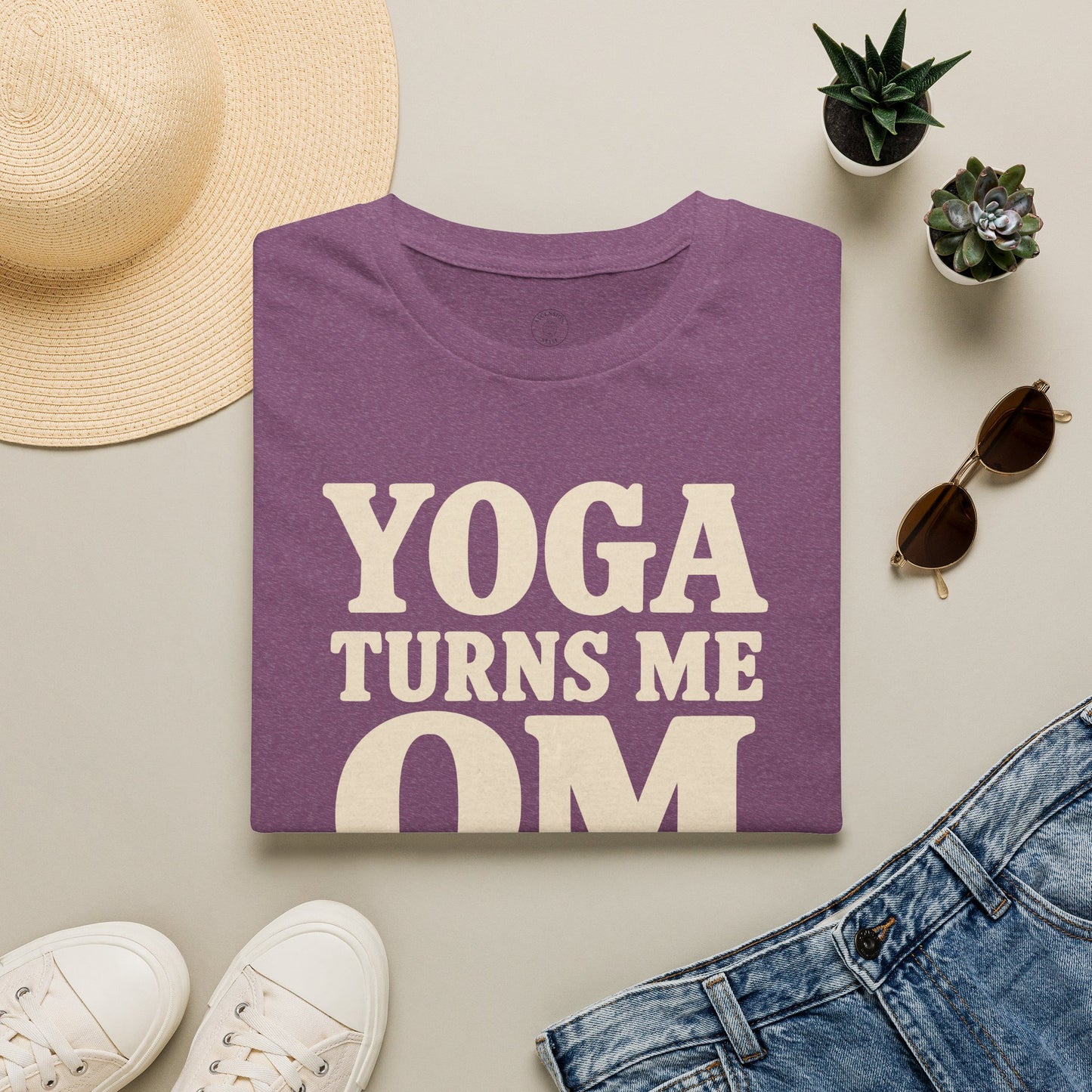 Yoga Turns Me Om T-Shirt