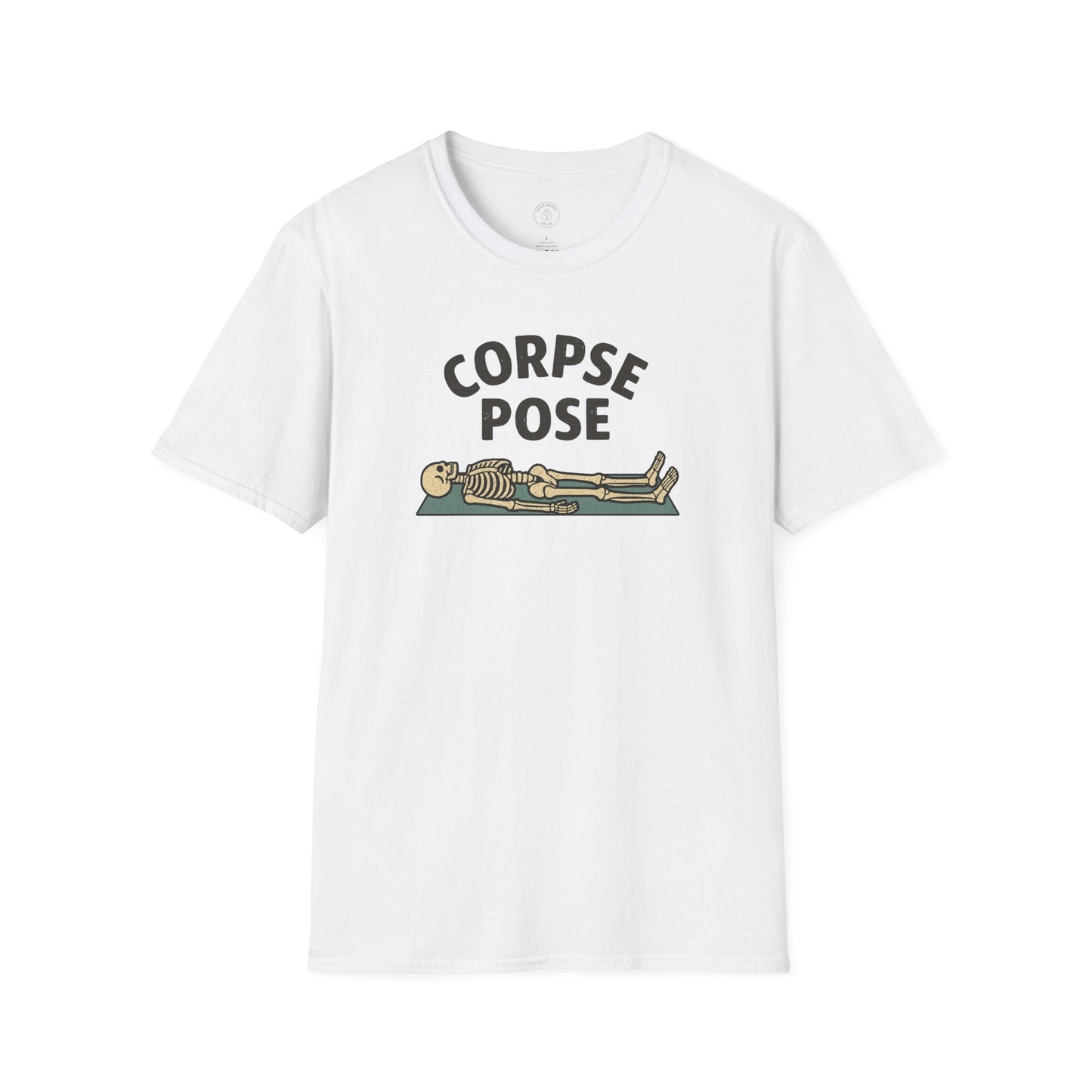 Corpse Pose Skeleton Yoga T-Shirt