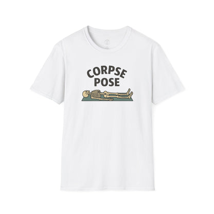 Corpse Pose Skeleton Yoga T-Shirt