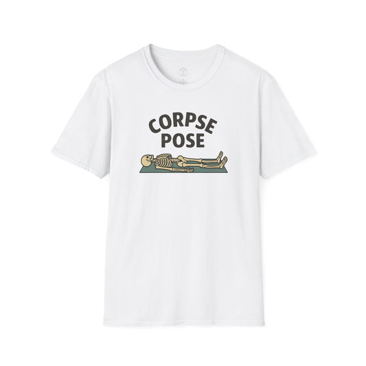 Corpse Pose Skeleton Yoga T-Shirt