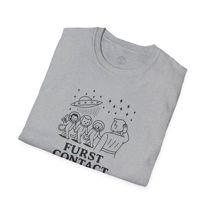 Furst Contact Alien Cat & Monkey T-Shirt
