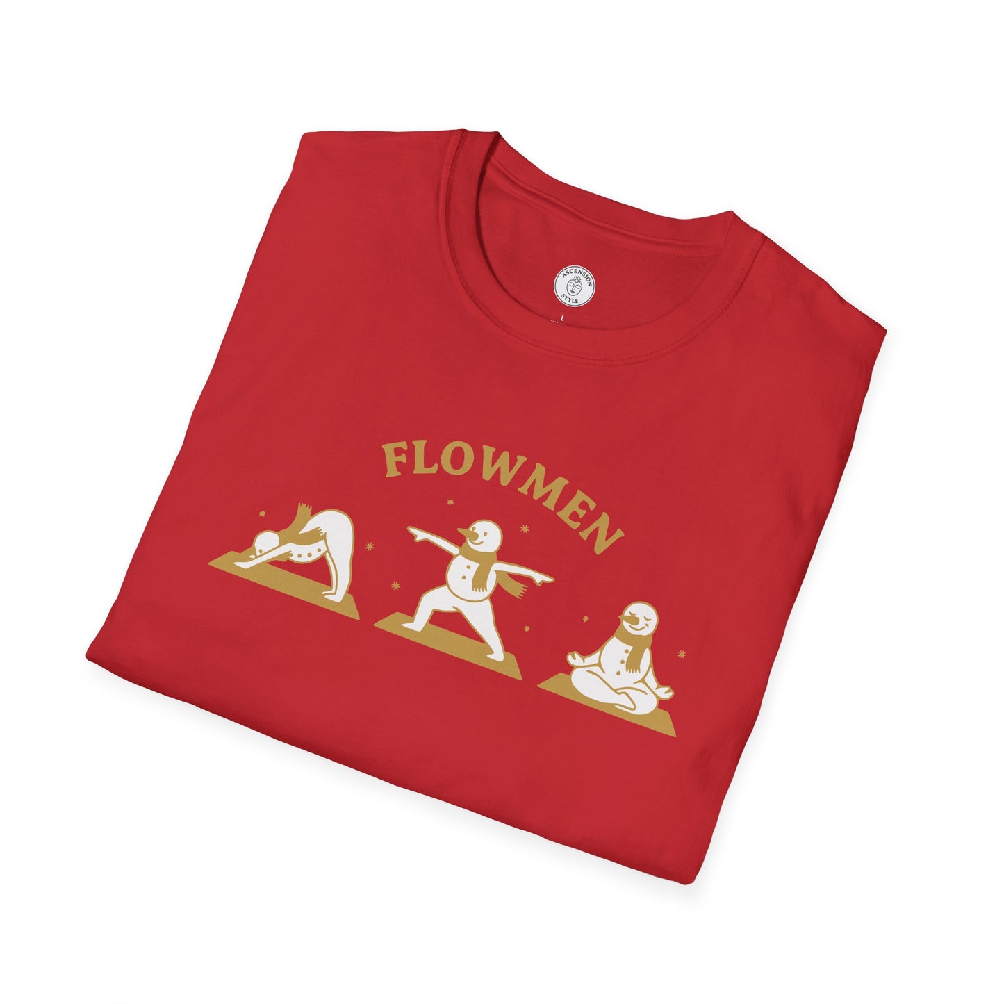 Flowmen Snowman Yoga T-Shirt