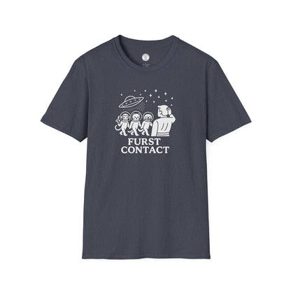 Furst Contact Alien Cat & Monkey T-Shirt
