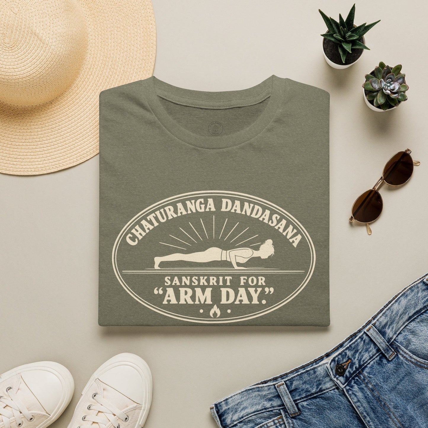 Chaturanga Arm Day T-Shirt