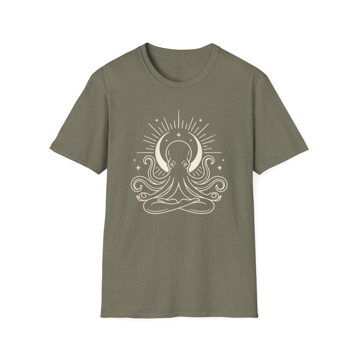 Meditating Octopus Moon T-Shirt