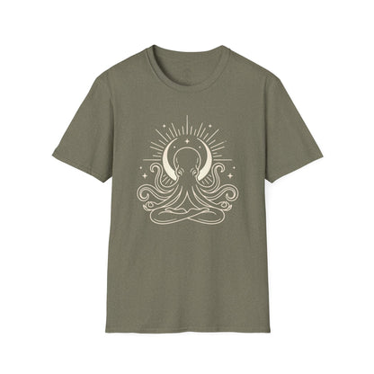 Meditating Octopus Moon T-Shirt