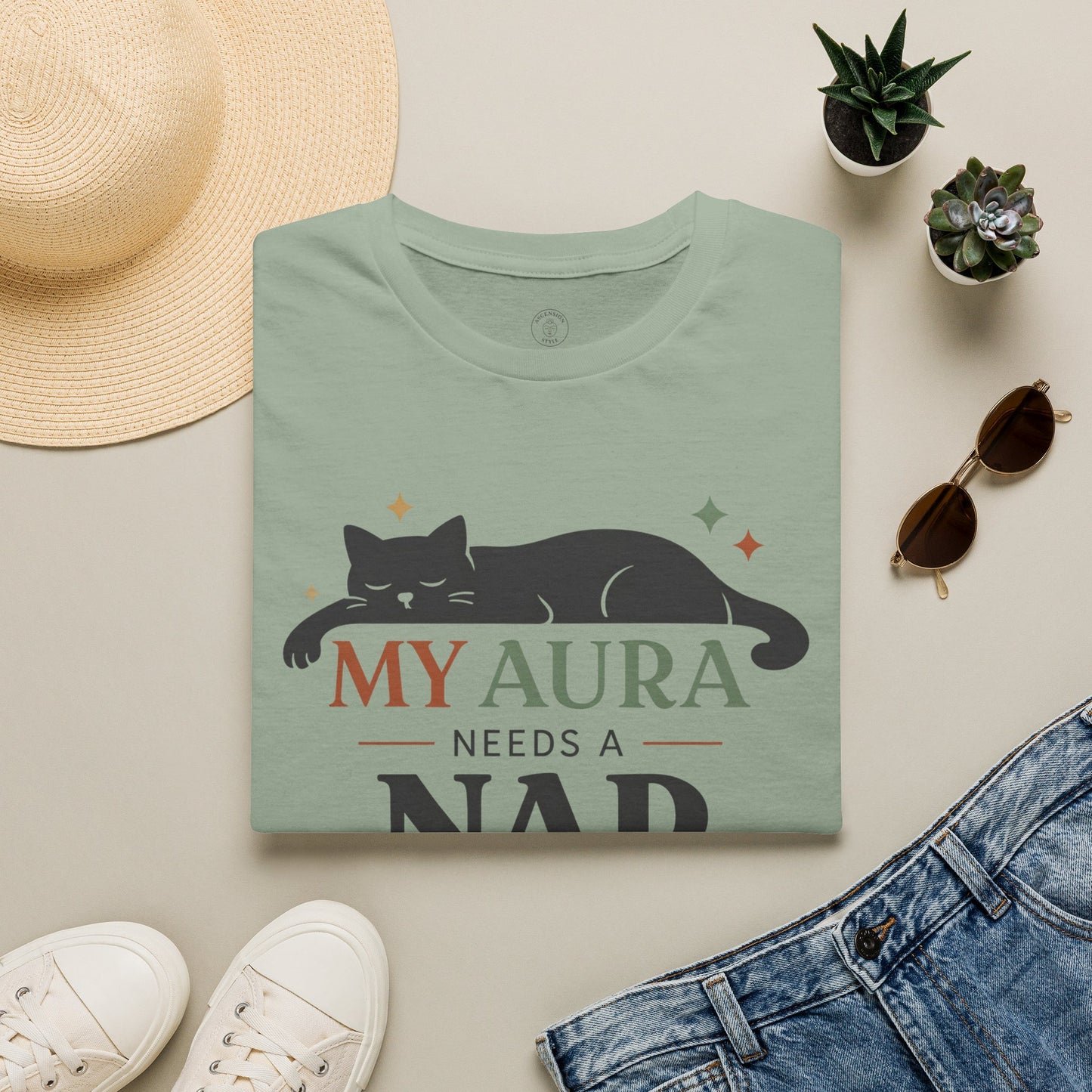 My Aura Needs A Nap Cat T-Shirt