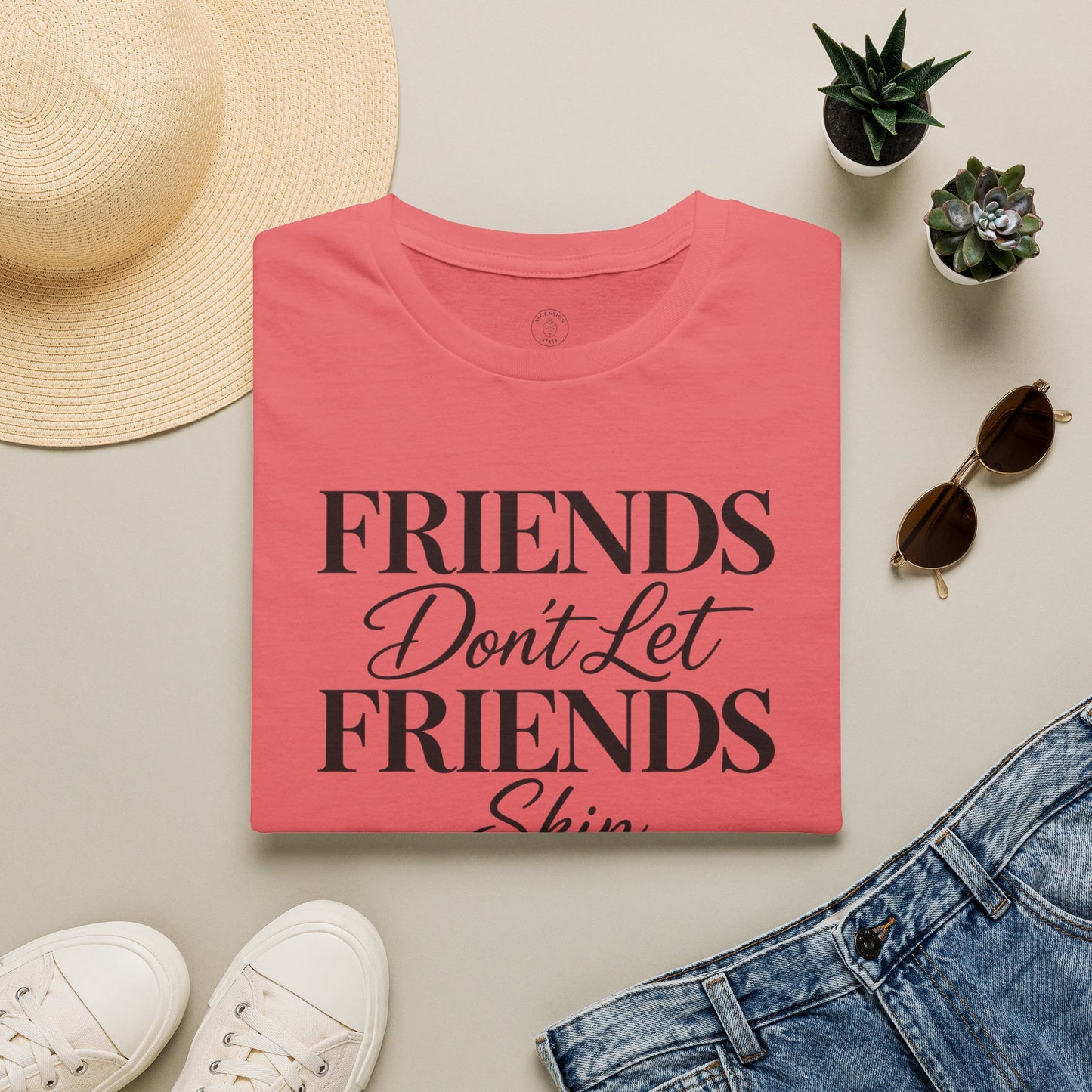 Friends Don’t Skip Yoga T-Shirt