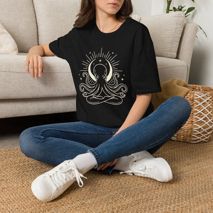 Meditating Octopus Moon T-Shirt