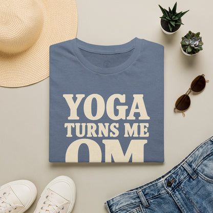 Yoga Turns Me Om T-Shirt