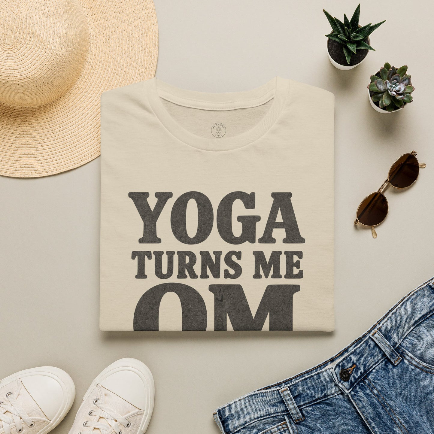 Yoga Turns Me Om T-Shirt