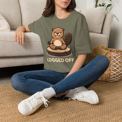 Logged Off Beaver T-Shirt