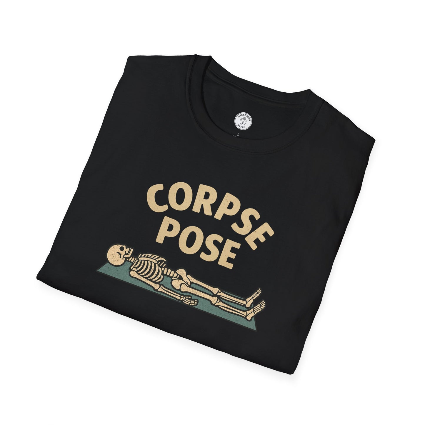 Corpse Pose Skeleton Yoga T-Shirt
