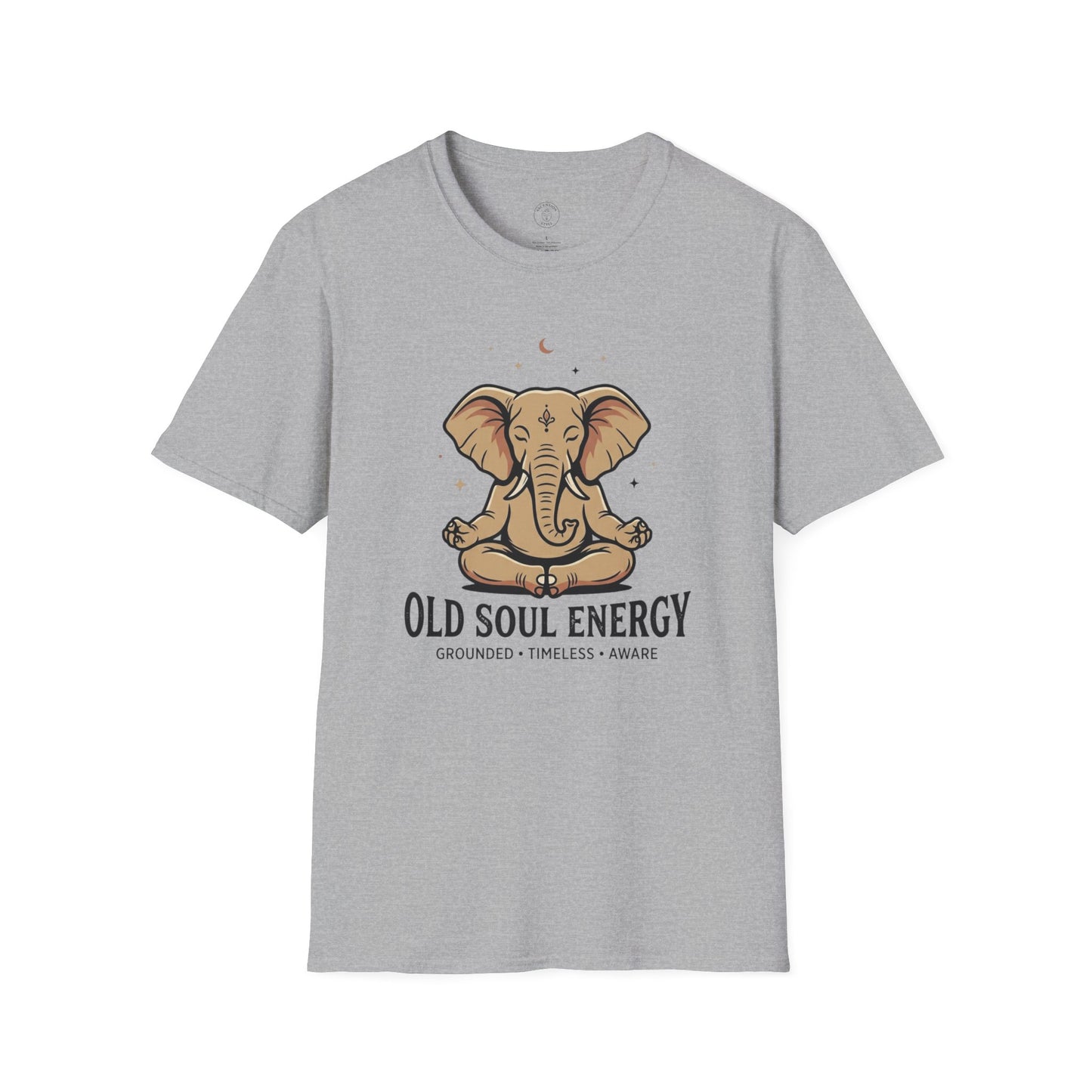 Old Soul Energy Meditating Elephant T-Shirt