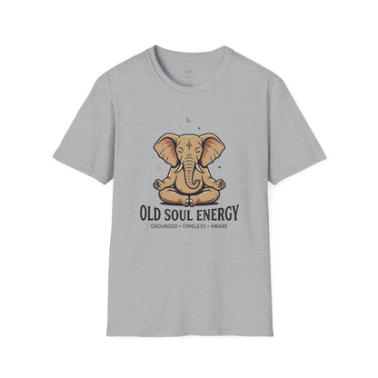 Old Soul Energy Meditating Elephant T-Shirt