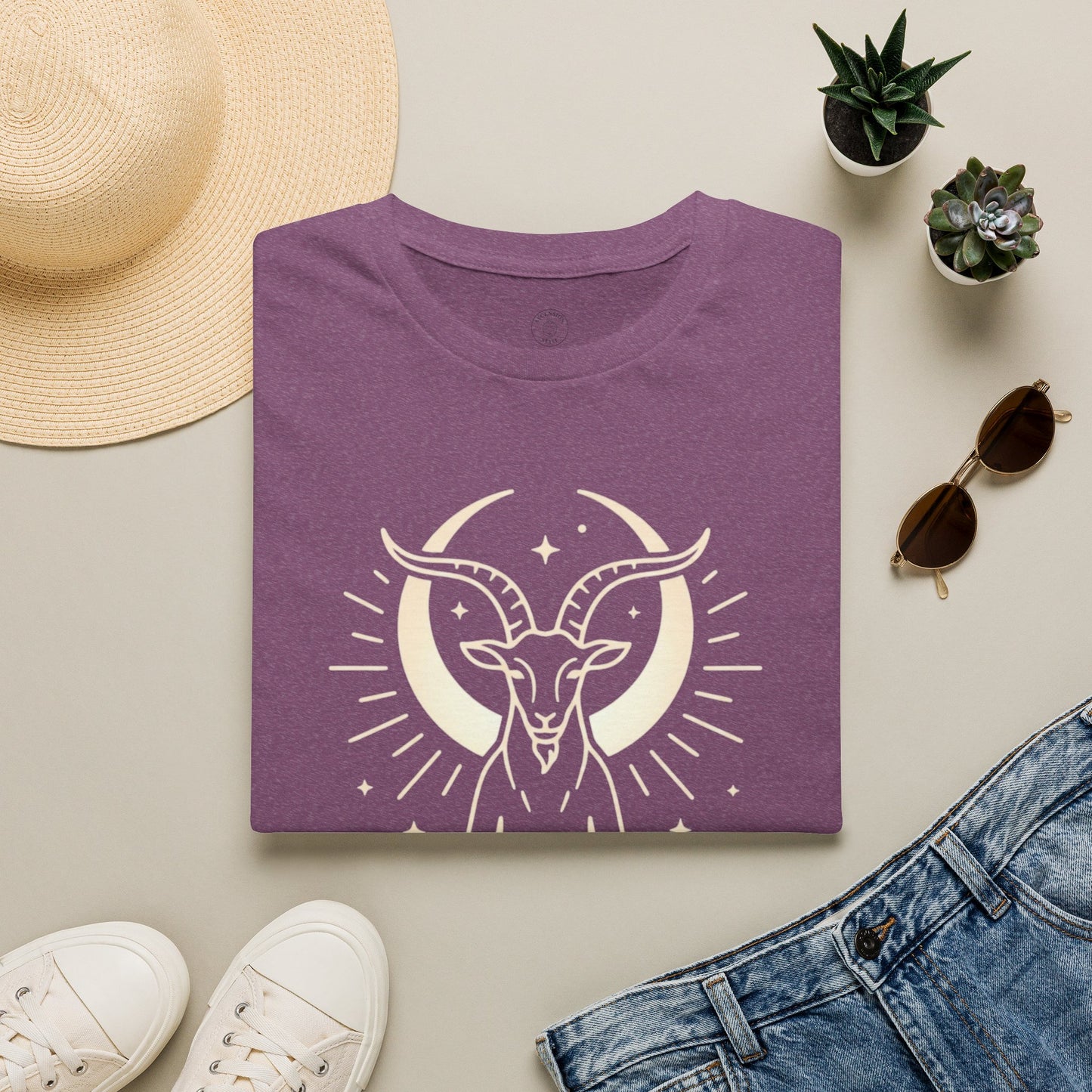 Meditating Goat Moon T-Shirt