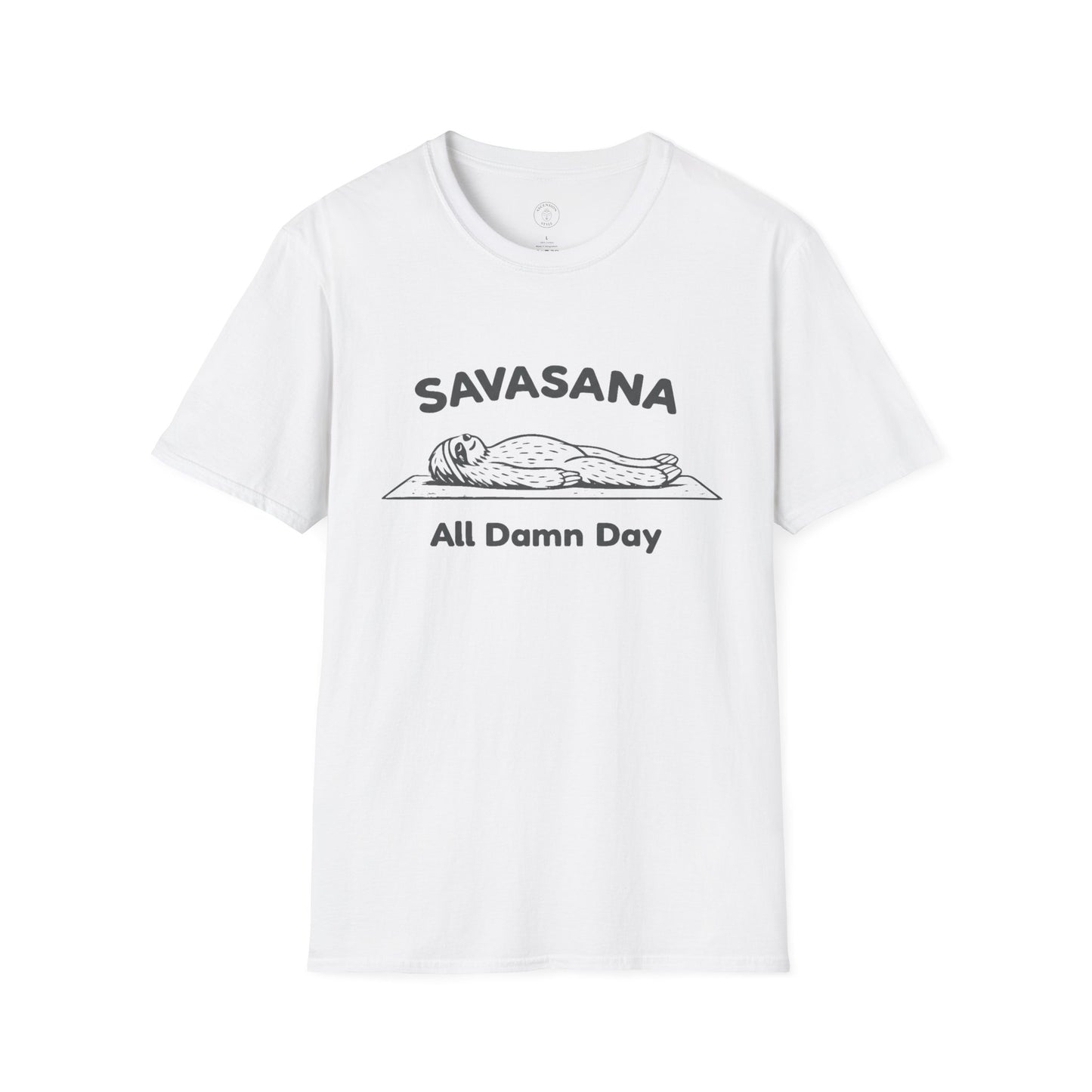 Savasana All Damn Day Sloth T-Shirt