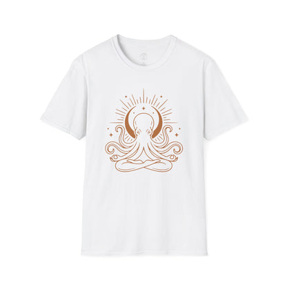 Meditating Octopus Moon T-Shirt