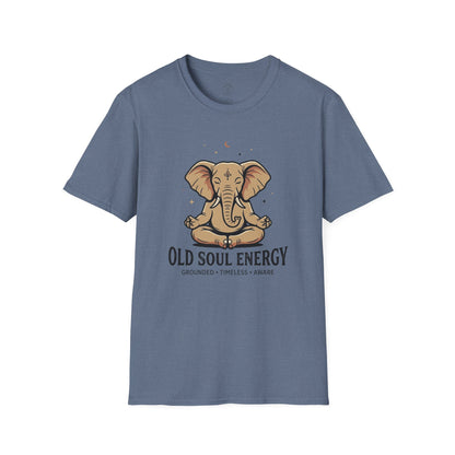 Old Soul Energy Meditating Elephant T-Shirt