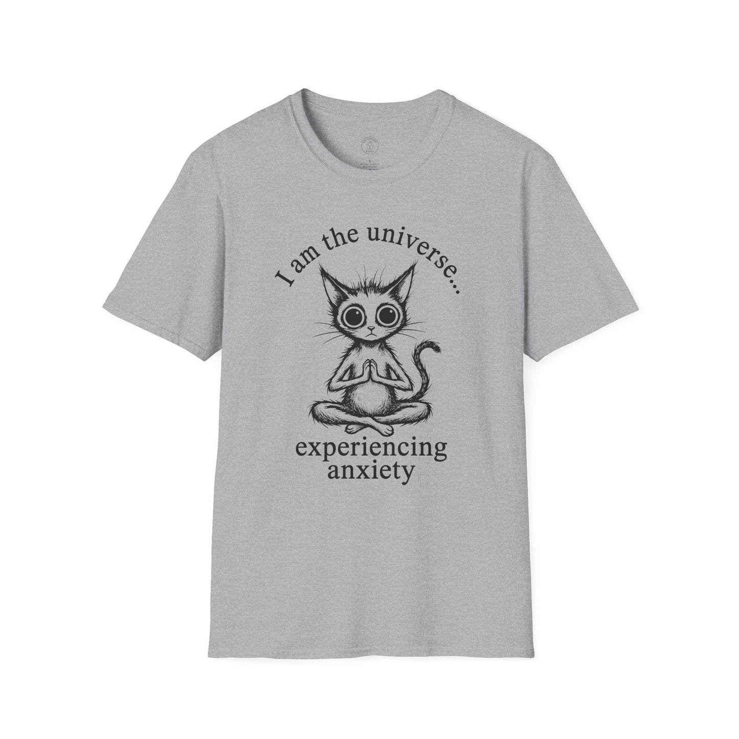 I Am The Universe Experiencing Anxiety Cat T-Shirt