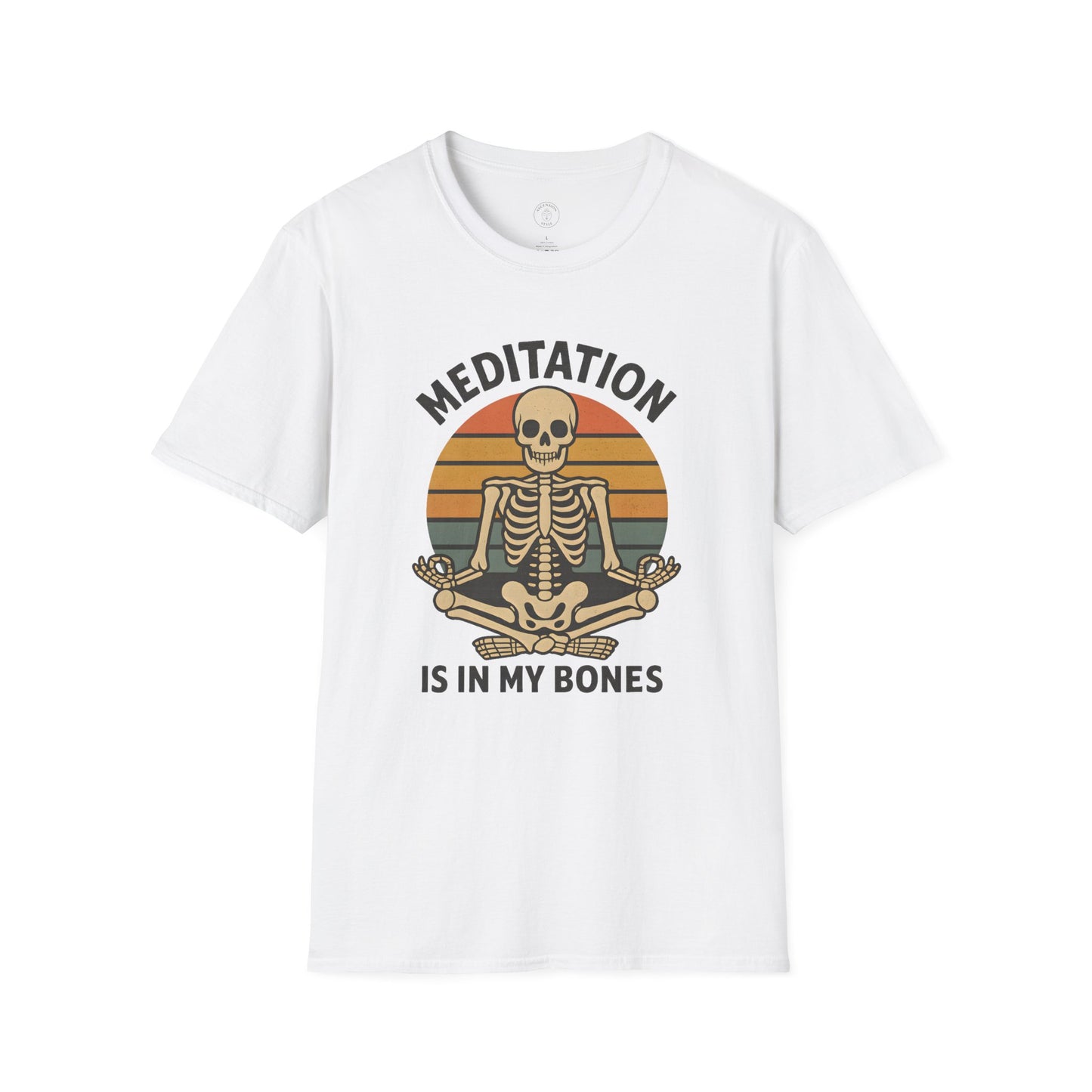 Meditation Is In My Bones Skeleton T-Shirt