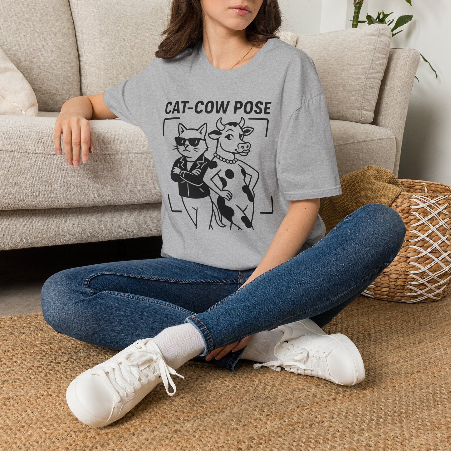 Cat-Cow Pose Yoga T-Shirt