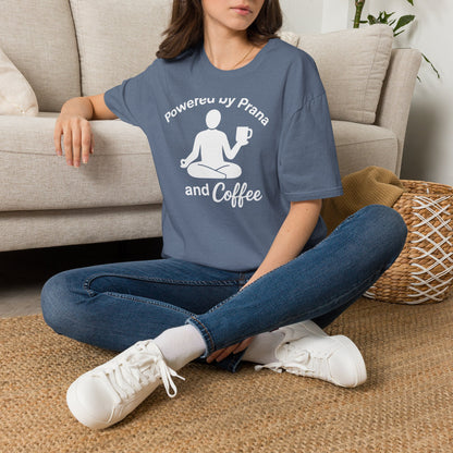 Powered By Prana & Coffee Meditation T-Shirt