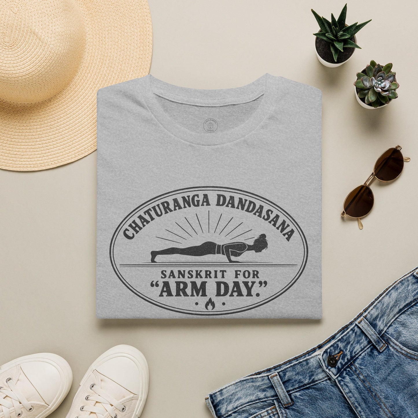 Chaturanga Arm Day T-Shirt