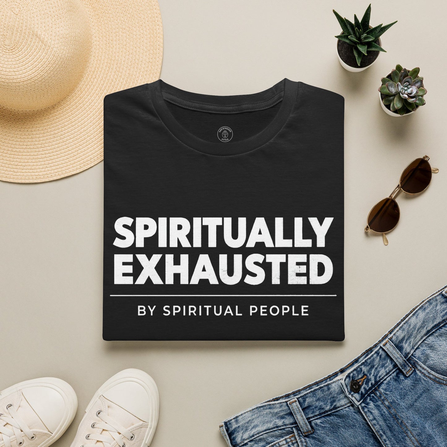 Spiritually Exhausted By Spiritual People T-Shirt