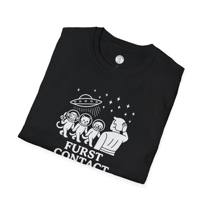Furst Contact Alien Cat & Monkey T-Shirt