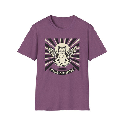 Rise & Shine Meditation Cat T-Shirt