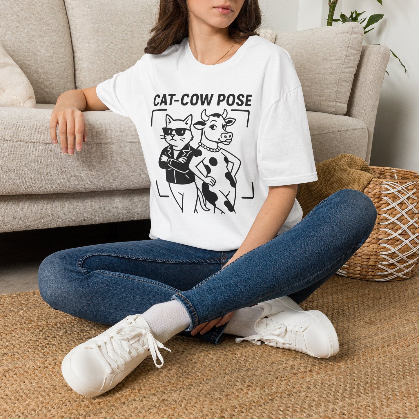 Cat-Cow Pose Yoga T-Shirt