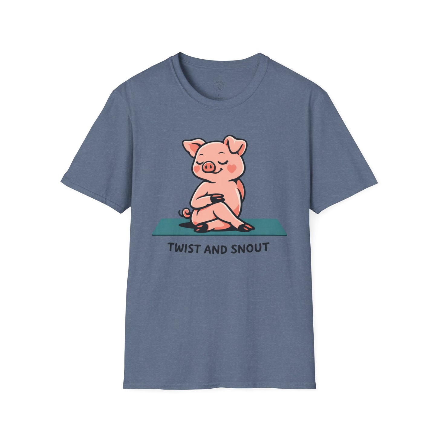 Twist and Snout Yoga Pig T-Shirt