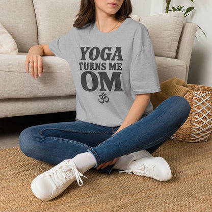 Yoga Turns Me Om T-Shirt