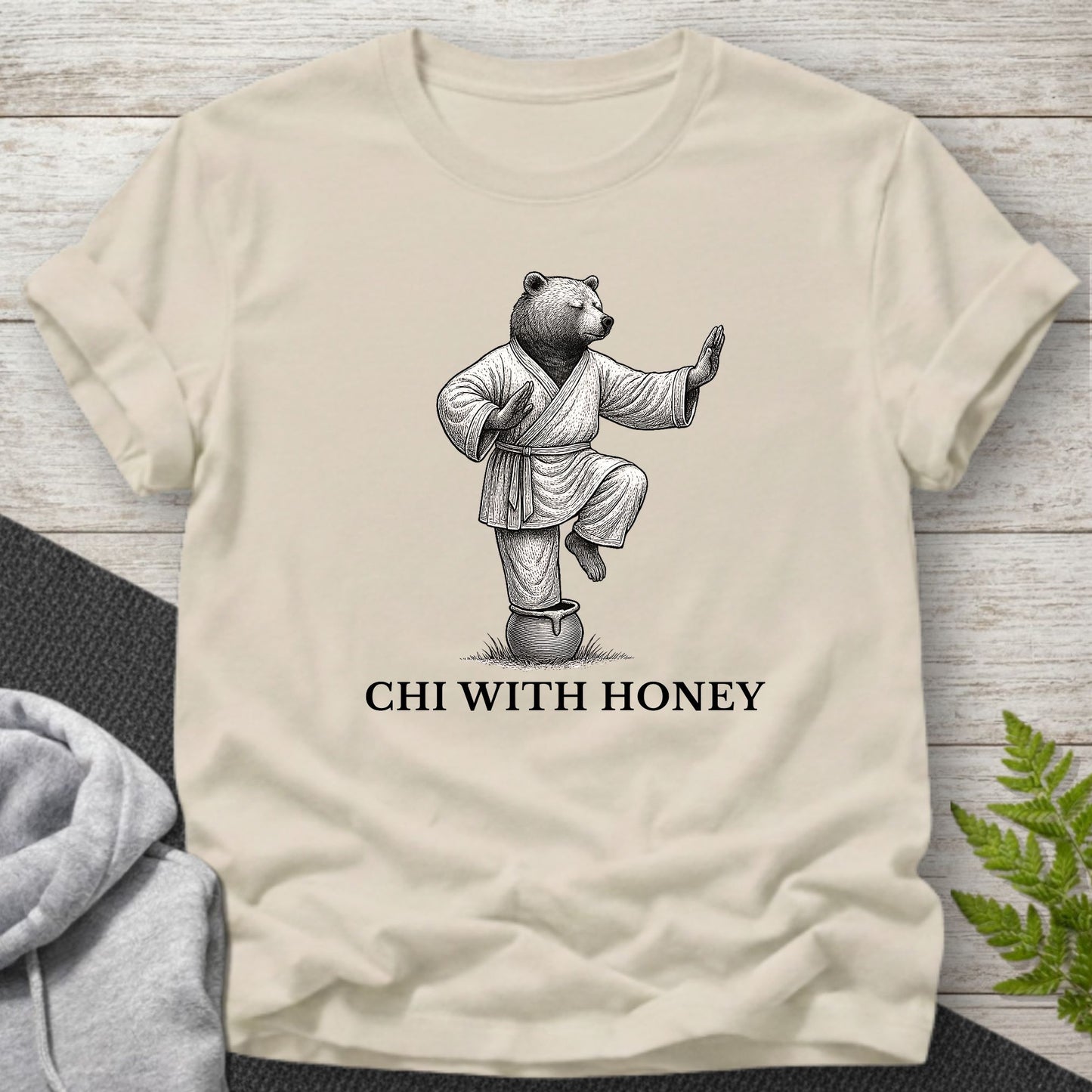 Chi With Honey Bear Tai Chi T-Shirt