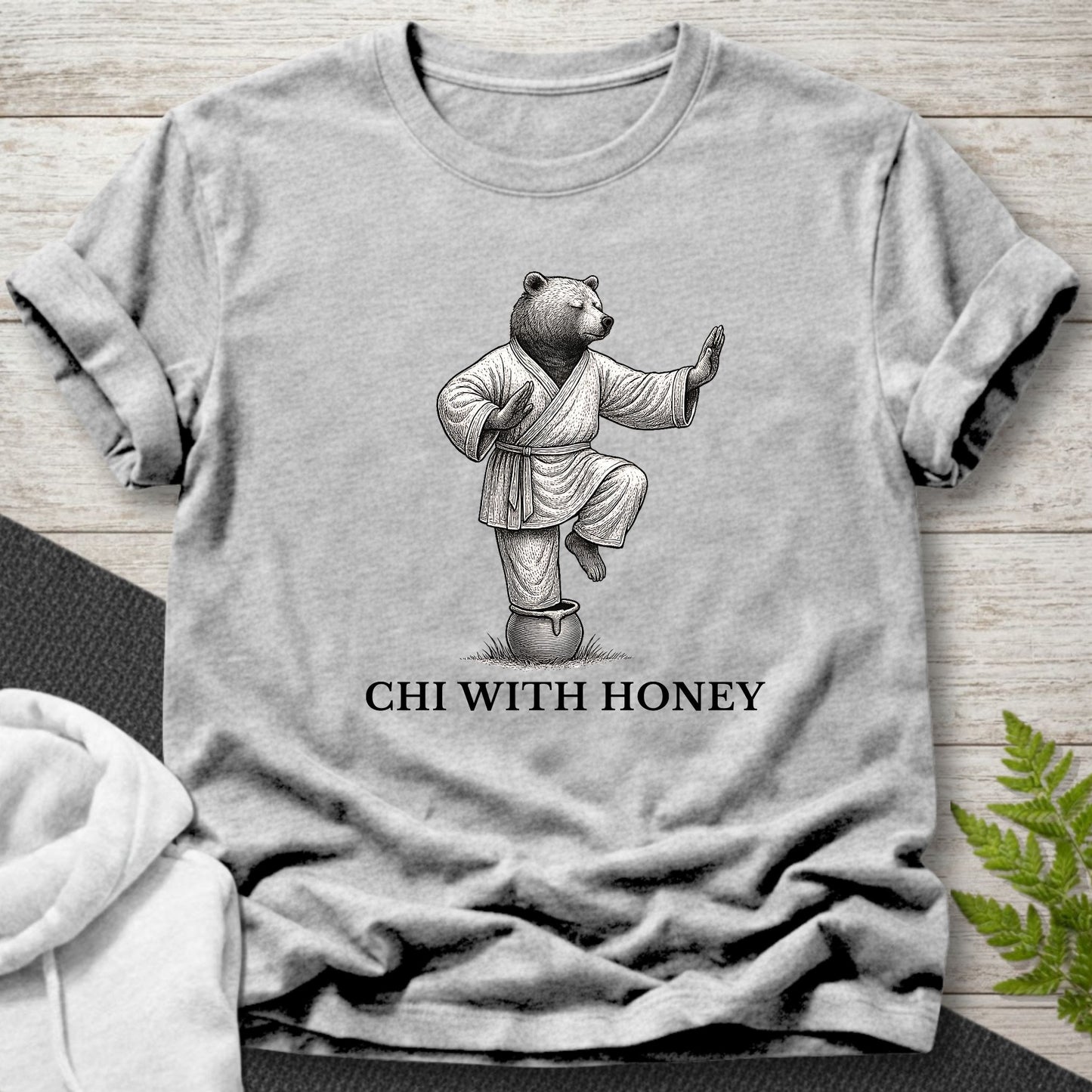 Chi With Honey Bear Tai Chi T-Shirt