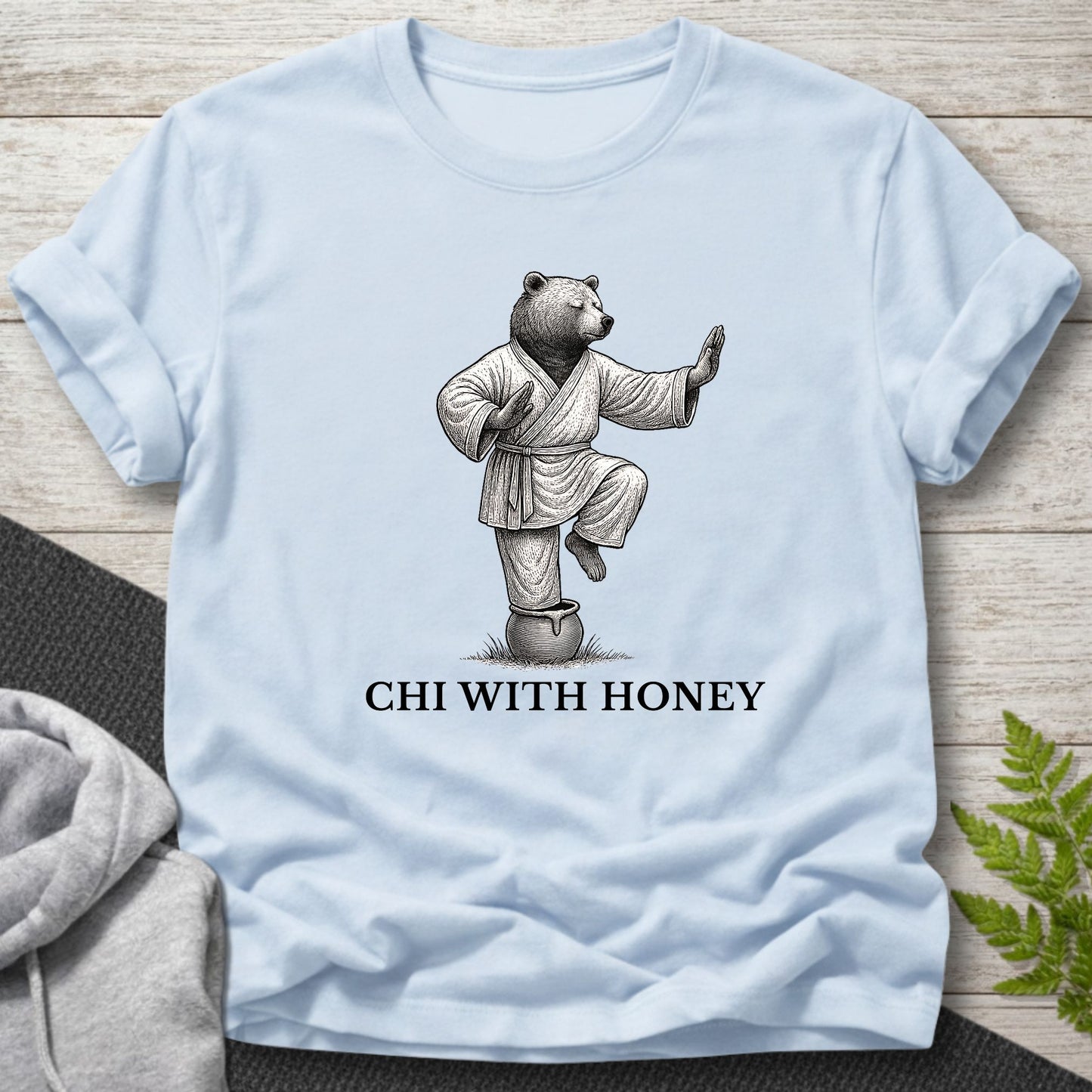 Chi With Honey Bear Tai Chi T-Shirt