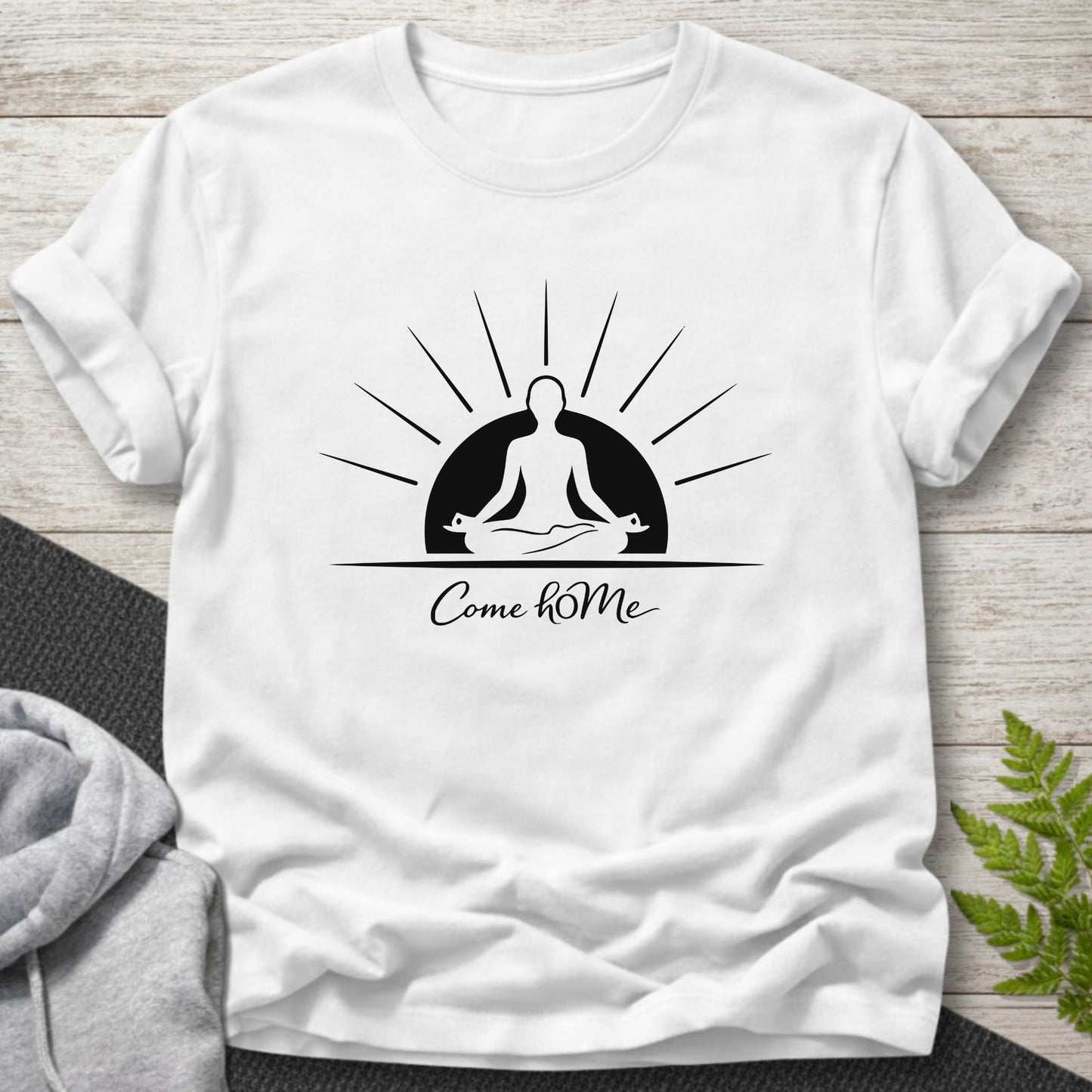Come hOMe – Minimalist Spiritual Meditation Tee