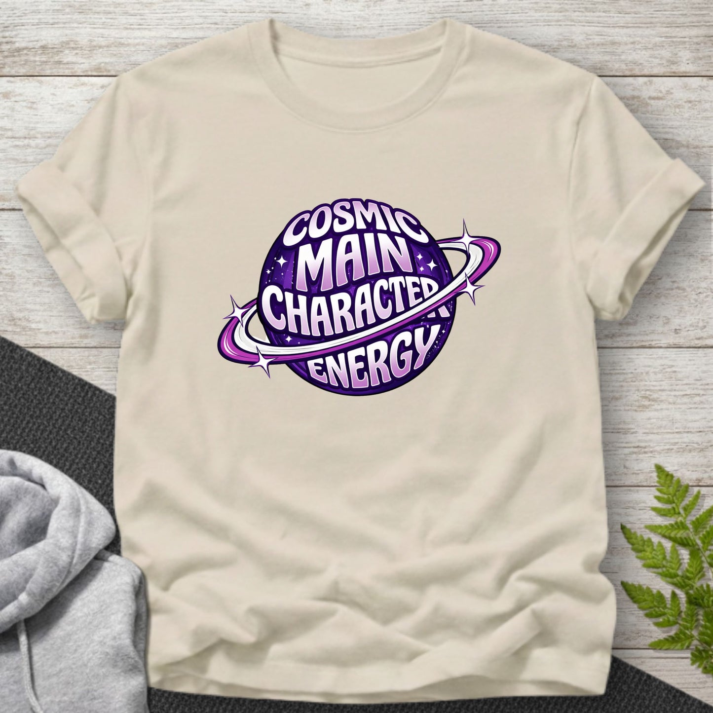 Cosmic Main Character Energy Graphic T-Shirt