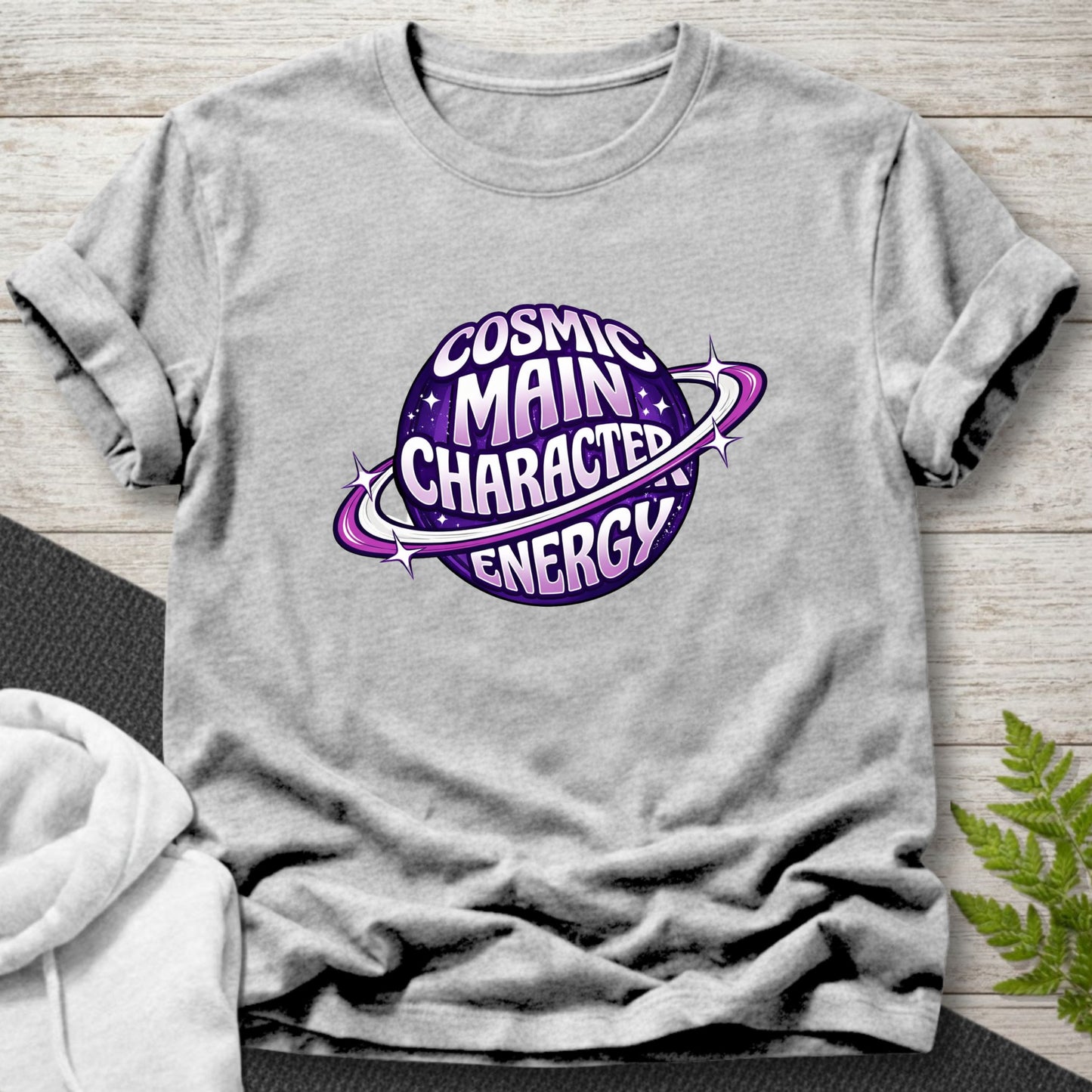 Cosmic Main Character Energy Graphic T-Shirt