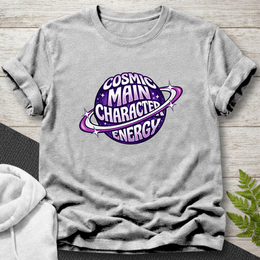 Cosmic Main Character Energy Graphic T-Shirt