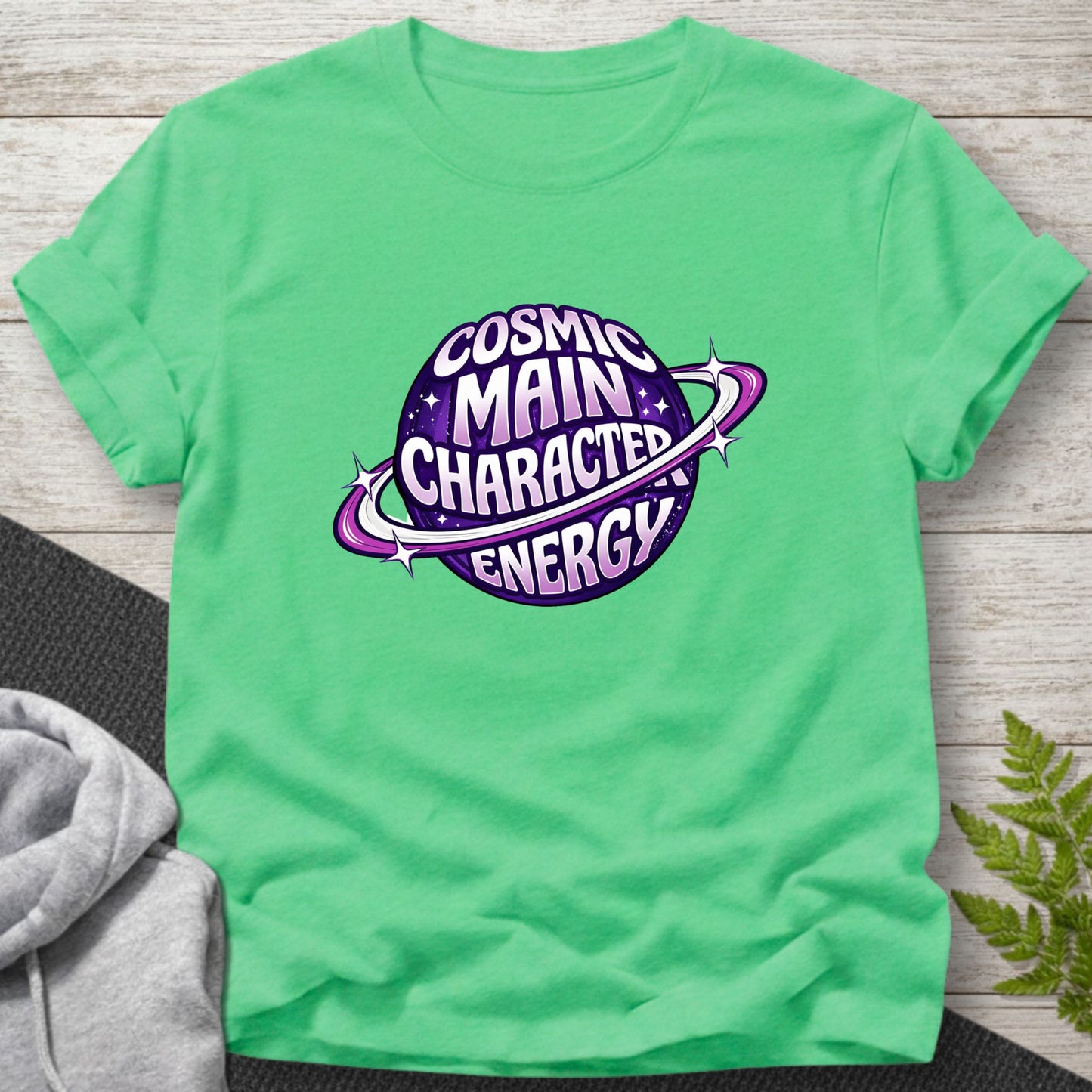 Cosmic Main Character Energy Graphic T-Shirt